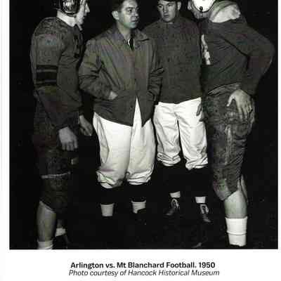 Arlington Vs. Mt Blanchard Football, 1950