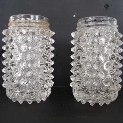 Salt & Pepper Shakers Hobnail Pattern