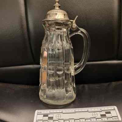 Priscilla Pattern Syrup Pitcher