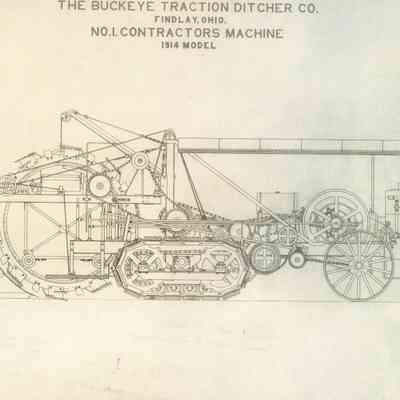 Buckeye Traction ditcher Co machinery