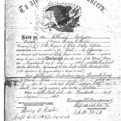 Nathaniel Anderson Discharge