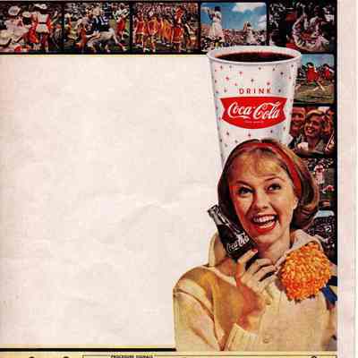 Arlington Football Homecoming Coke ad-2, 1963