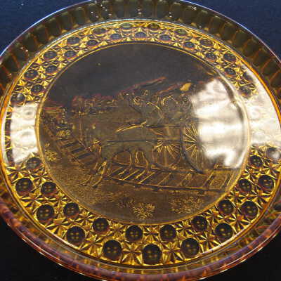 Balky Mule Currier & Ives Plate