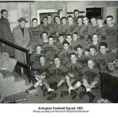 Arlington Varsity Football, 1951