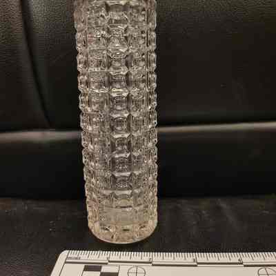 Thumbprint Block Vase