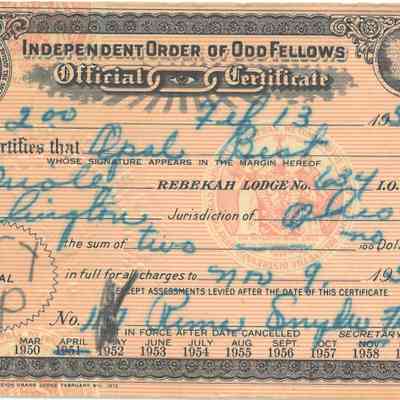IOOF Card