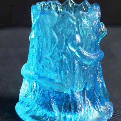 Blue Serpent Toothpick Holder