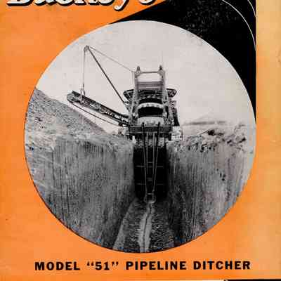 Buckeye Model 51 Pipeline Ditcher