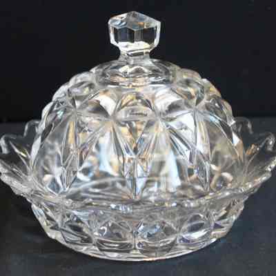 Pointed Jewel Covered Butter