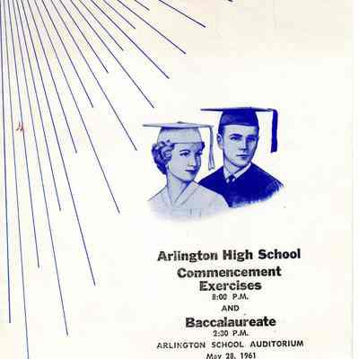 Arlington School Commencement Exercises, 1961