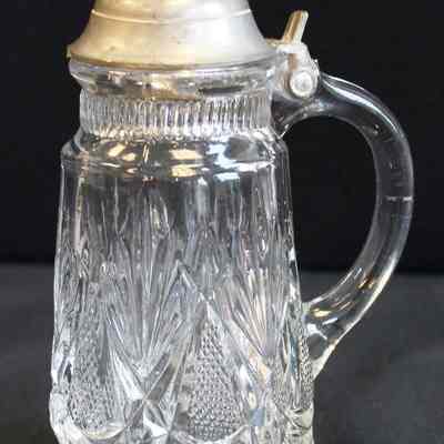 Sunburst and Teepee Syrup Jug