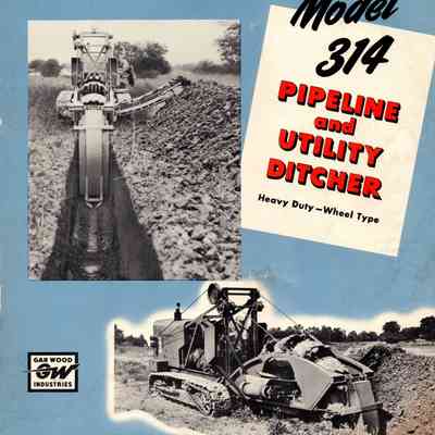 Buckeye Model 314 Pipeline & Utility Ditcher