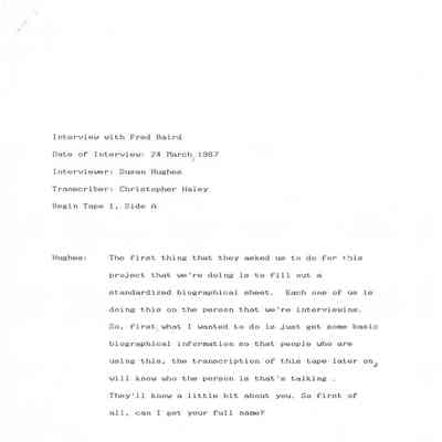 Buckeye Traction Ditcher Co Oral History
