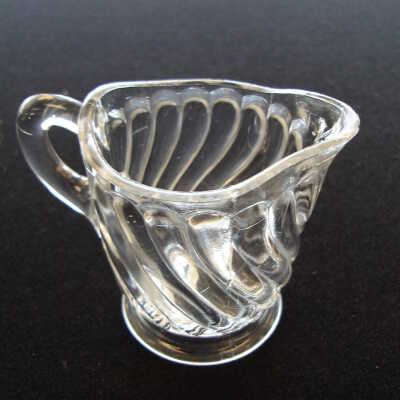 Swirl Pattern Child's Cream Pitcher