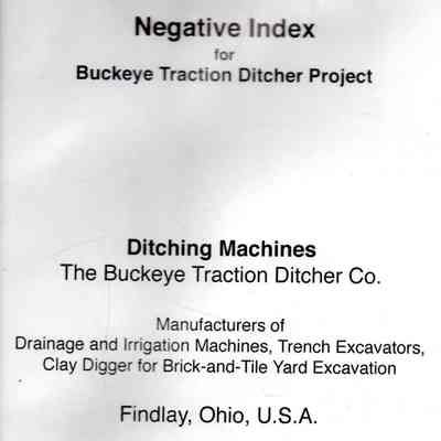 Buckeye Ditcher Negative Index
