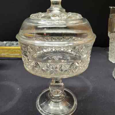 Pillow Encircled Covered Compote