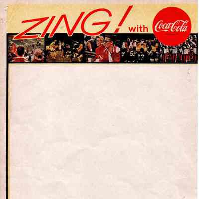 Arlington Football Homecoming Coke ad, 1963
