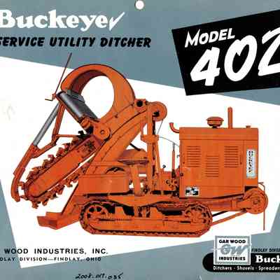 Buckeye Service Utility Ditcher