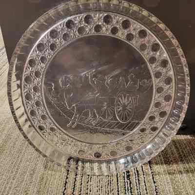 Currier & Ives Balky Mule Plate