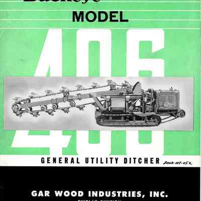 Buckeye Model 406 General Utility Ditcher