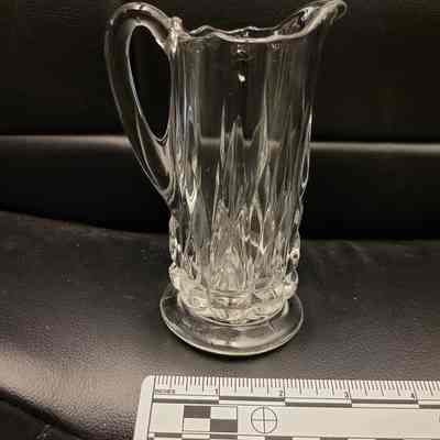 Pointed Jewel Syrup Pitcher
