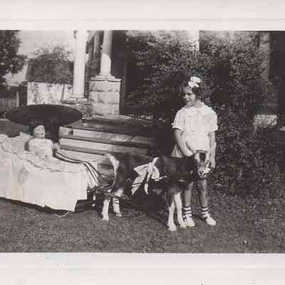 C.T. Parade Girl with calf, 1938