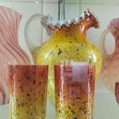 Pitcher and Tumblers