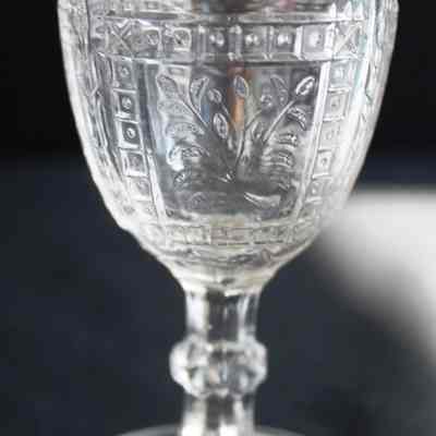 Paneled Nightshade pattern Goblet