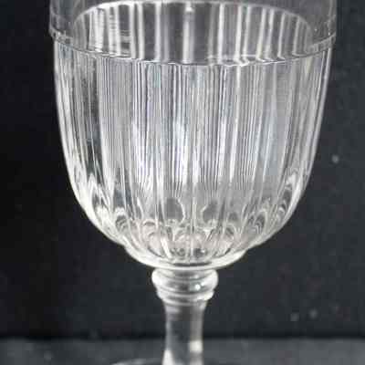 Vertical Bar Pattern Goblet