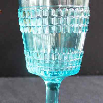 Blue Double Beetle Band Goblet