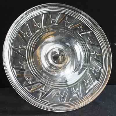 Cake Plate Ring & Swirl Pattern