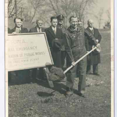 Ground breaking ceremony of Newton Falls Power Plant