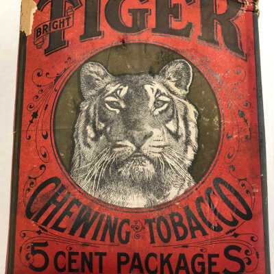 Tiger Chewing Tobacco Can