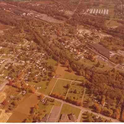 Newton Falls, Ohio aerial view