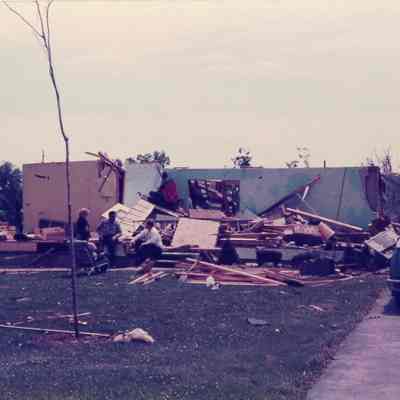 Tornado damage