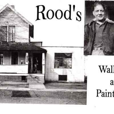 Postcard of Rood's Wallpaper and Paint Shop