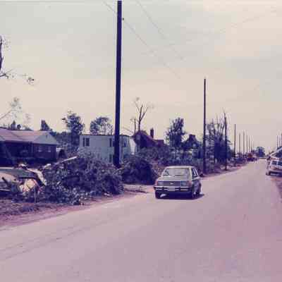 Tornado damage