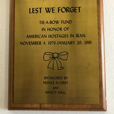 Tie-A-Bow Fund Plaque