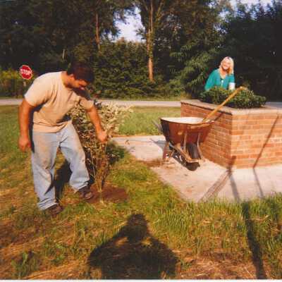Sutherland Plaque Installation