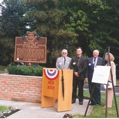 Sutherland Plaque Unveiling
