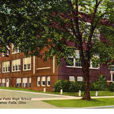 Postcard of Newton Falls High School