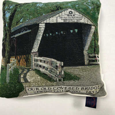 Covered Bridge Pillow