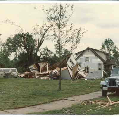 Tornado damage