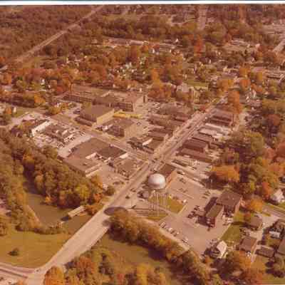 Newton Falls, Ohio aerial view