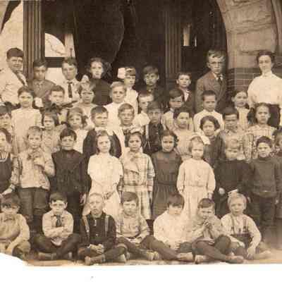 Postcard of Class Photo