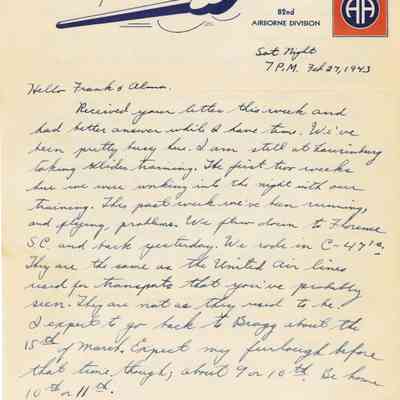 Ticknor letter