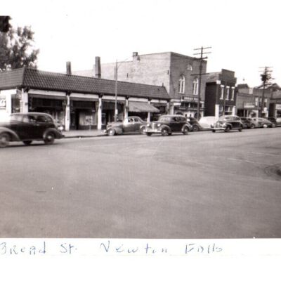 Corner of Broad and Canal Street in 1940s