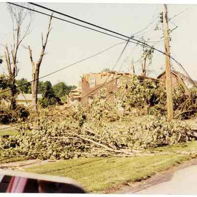 Tornado damage