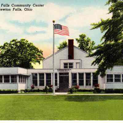 Postcard of Newton Falls Community Center