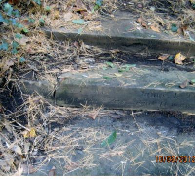 East Side Cemetery Vault Steps